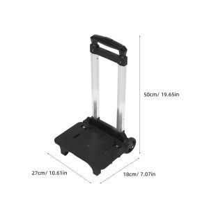 Heavy Duty Portable Folding Hand Truck with Metal Frame and Compact, Easy Storage Design - Image 2