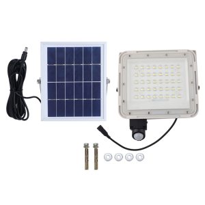 LED Solar Flood Light Waterproof Wall Lamp Street Light for Outdoor Garden Lawn - Image 2