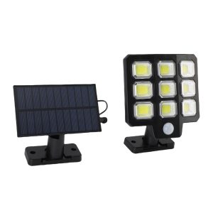 Outdoor Solar Light 240 LEDs 3000LM 6500K 3 Modes IP65 Waterproofing Solar Flood Light with Remote Control and 16ft Cable - Image 1