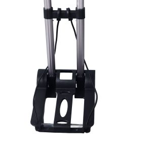 Portable Foldable Dolly Cart With Retractable Handle Wheels Aluminum Alloy Plastic Foldable Hand Truck for Moving - Image 2
