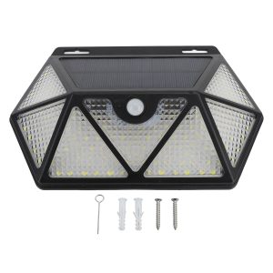 Solar Flood Lights Waterproof High Brightness Seven Sides Motion Sensor Wall Light for Garden Yard Decoration - Image 3