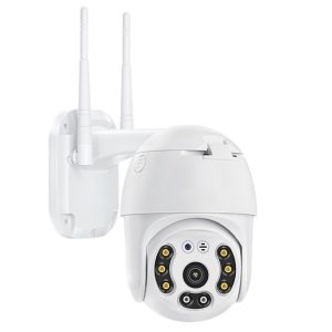1080P 2.0MP Wireless IP WiFi Camera Dome PTZ HD Security Camera IR-CUT Colorful Night Vision Outdoor Waterproof IP66 P2P Phone APP Control Motion Detection for Home Security - Image 2