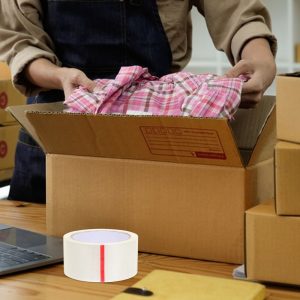 Transparent Wide Tape High Viscosity for Carton Sealing and Packaging - Image 1