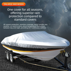 Black Heavy Duty Waterproof V-Hull Boat Cover 11-13FT Marine Grade Outdoor UV Protection for Australian Storage and Mooring - Image 3