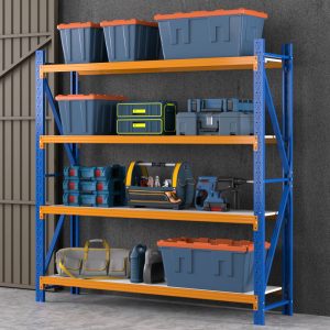 Giantz 2Mx2M Garage Shelving Warehouse Rack Pallet Racking Storage Shelf Blue - Image 1